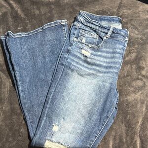 Buckle Black no. 35 fit flare jeans. Distressed. Size: 34x34